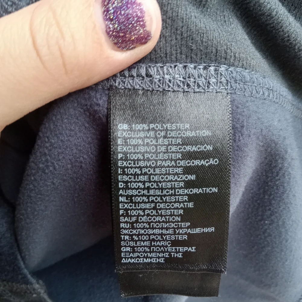 4/$10 The North Face Navy Blue Performance Pullover 1/4 Zip Men's Small